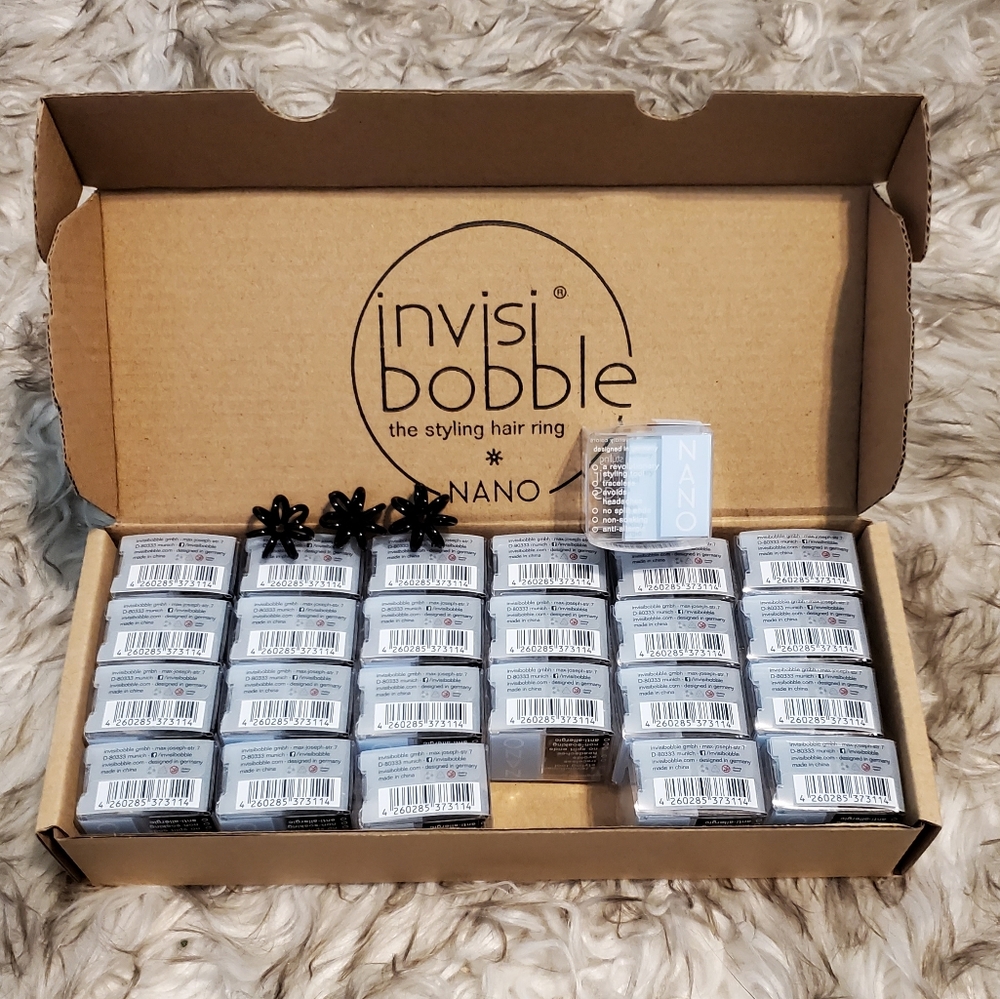 72 invisibobble Black Nano Hair Ties